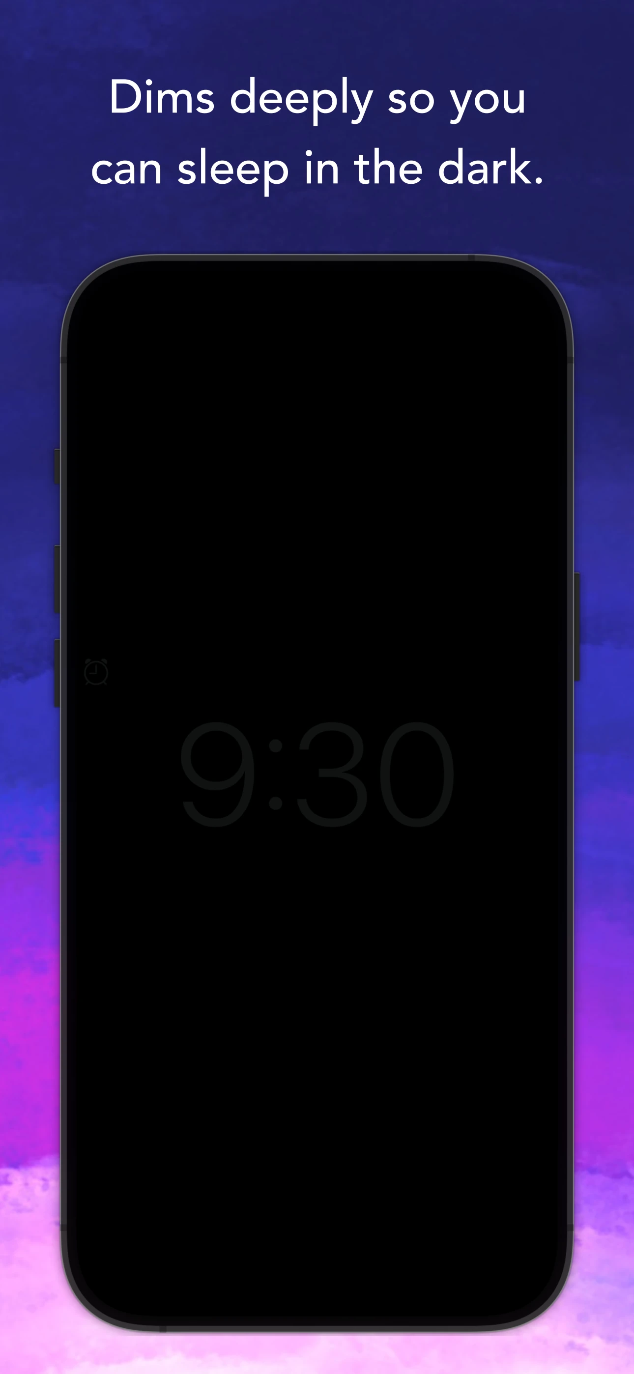 Dimmed screen